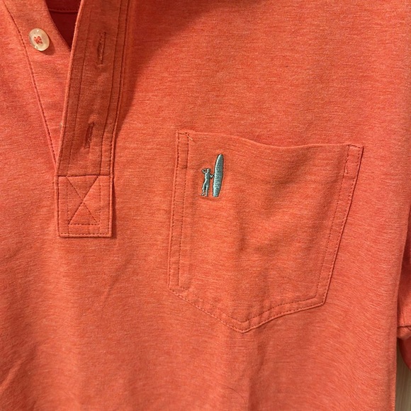 Johnnie-O hangin out coral original polo tshirt size small - Picture 3 of 5